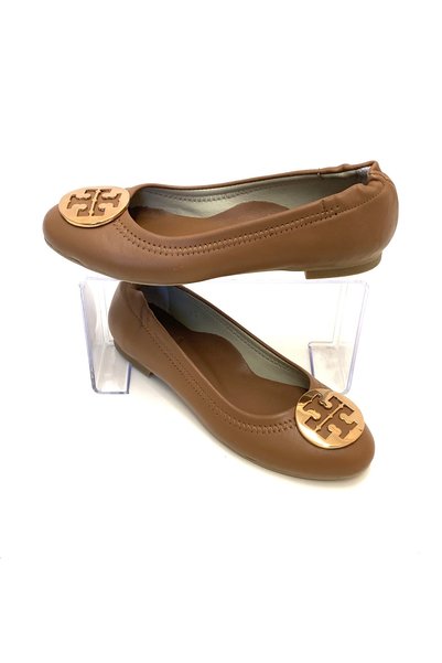 Generic Brand Genuine Leather Ballet Flats with Metal Buckle