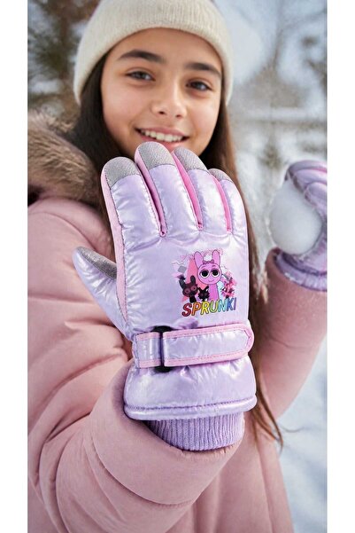 Aware Time 9-15 Years Old Waitress Girls Snow Ski Gloves