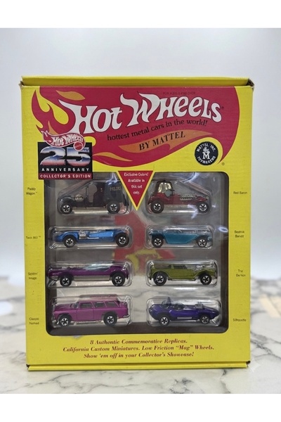 HOT WHEELS 25. Yıl Dönümü Koleksiyoncu Serisi #1 1993 Yılı Nadir Set