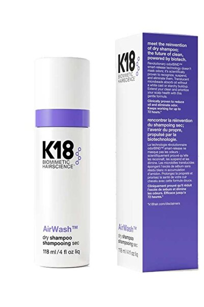 K18 AirWash Saçları Tazelemeye ve Yağlanma Görünümünü Azaltmaya Yardımcı Kuru...