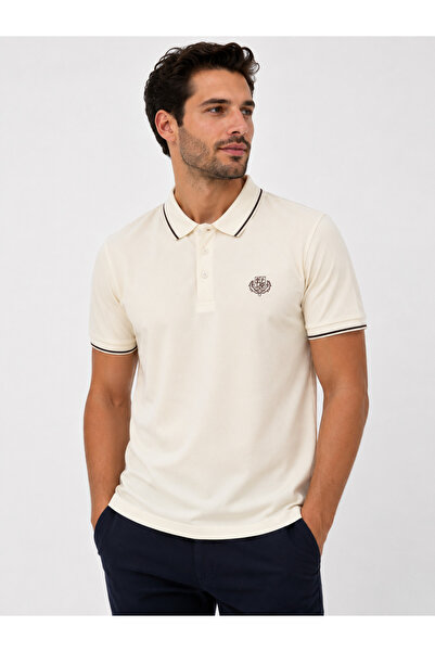 ARDSU Larapana Men's Polo Neck Pique Cotton T-Shirt