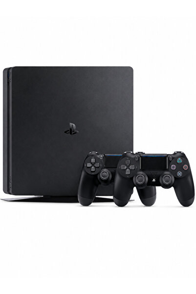Ak pazarlama Ps4 Slim 500 GB + 2 Dualshock Kontrolcü + Hediye Oyun