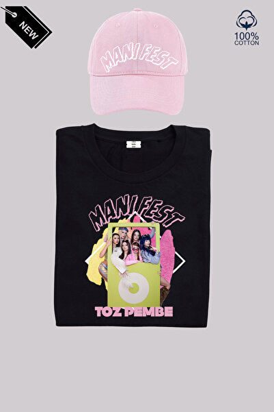 cirokids Manifest Group Dusty Pink Printed T-Shirt & Printed Hat 100% Cotton ...