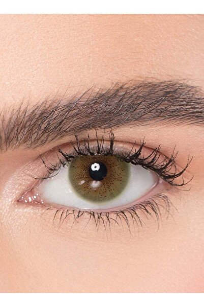 NATUREL عدسات لاصقة طبيعية - عدسات شهرية - لون أخضر أساسي - زوج في علبة مع حا...
