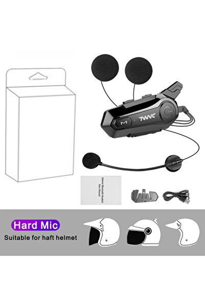 choice2 1PC Half Helmet 1/2 X1 Bluetooth Motorcycle Helmet Intercom Headset F...