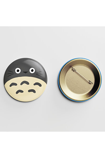 Eymi Design Ghibli Komşum Totoro 1 adet 58MM Arkası İğneli Buton Rozet