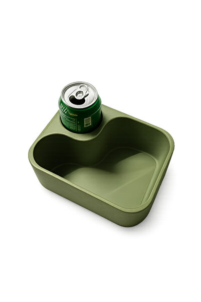 Yapı3D Beverage and Snack Tray |   Multi-Purpose Organizer with Cup Compartme...