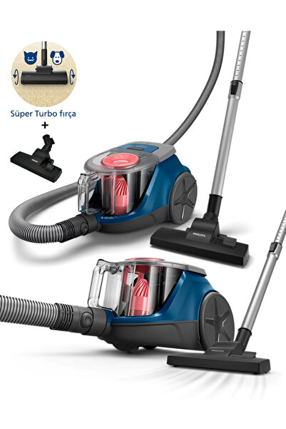Philips 2000 Serisi 750 W Turbo Başlıklı Toz Torbasız Elektrikli Süpürge - Ko...