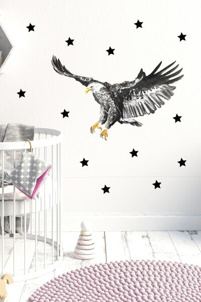Sim Tasarım Eagle Theme Wall Sticker Set