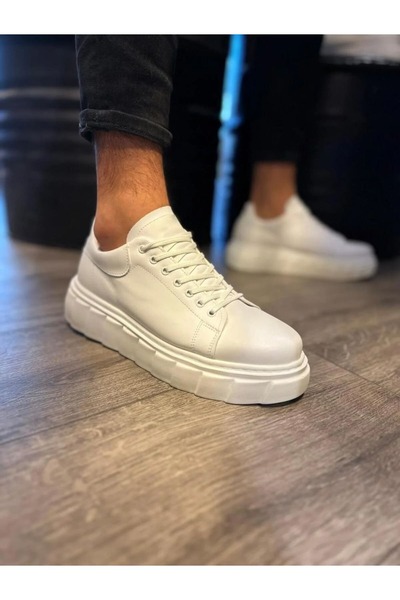 Zapatos Kn144 Volt Lace-Up Leather Men's Casual Sneaker High Sole Shoes Cbt W...