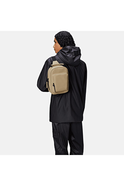 Rains Book Daypack Mini W3 Unisex Bej Sırt Çantası