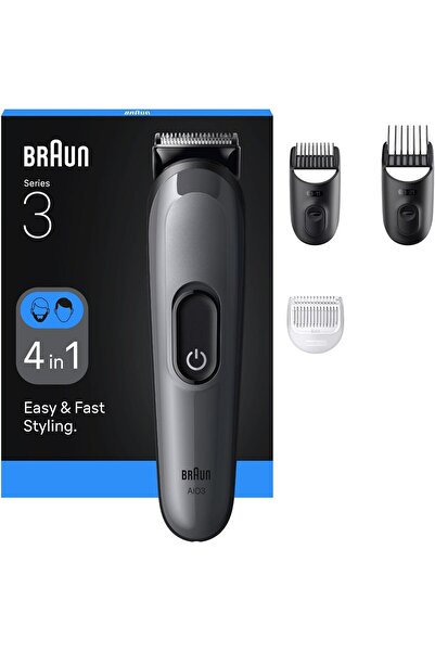 Braun All-in-One Series 3, 4in1 Grooming Kit, Ultra Sharp Blade, 14 Lengths, ...
