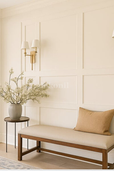 Dekonil İskandinav Dekoratif MDF Duvar Çıtası Boyanabilir Ham MDF 8x100 - 4 Adet