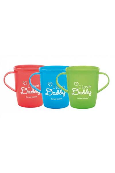 Canpol babies Canita antrenament cu manere „I love Daddy“, Canpol babies, fara BPA, 250 ml 12 luni + 31/208