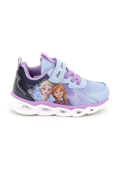 Disney Παιδικό Αθλητικό Παπούτσι για Κορίτσι Frozen με Φωτάκια Χρώματος Σιελ ...