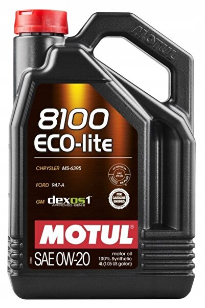 Okyami Filter-Motul 0W20 8100 4L ULEI MOTUL 0W20 4L 8100 -LITE / SP-RC / GF-6...