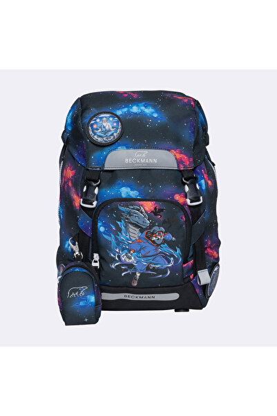 BECKMANN Rucsac, rucsac școlar ergonomic, Clasic, NINJA ELEMENTS