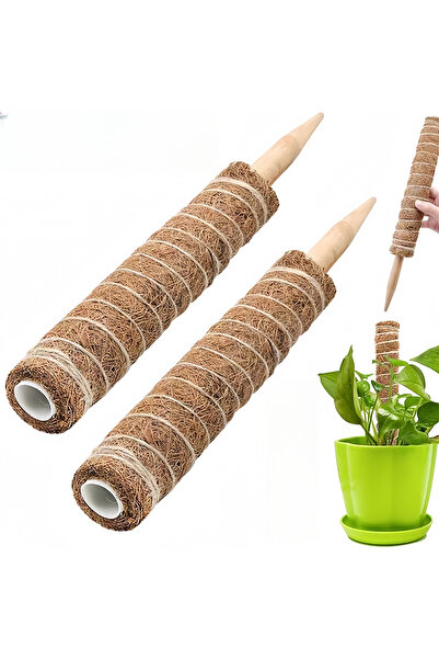 Generic Brand Suport pentru plante - fibră de cocos - pachet de 2 - 30cm