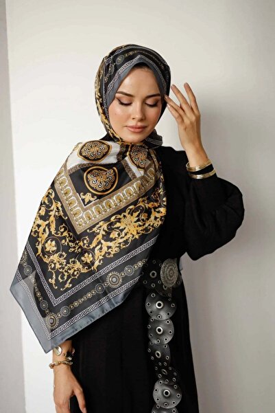 müqofficial شال ناعم بنمط ريترو - أصفر