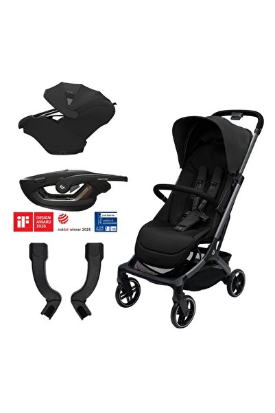MAXİ-COSİ Oxford Cabin-Coral Slide Pro Tek Elle Katlanabilen Seyahat Sistem B...