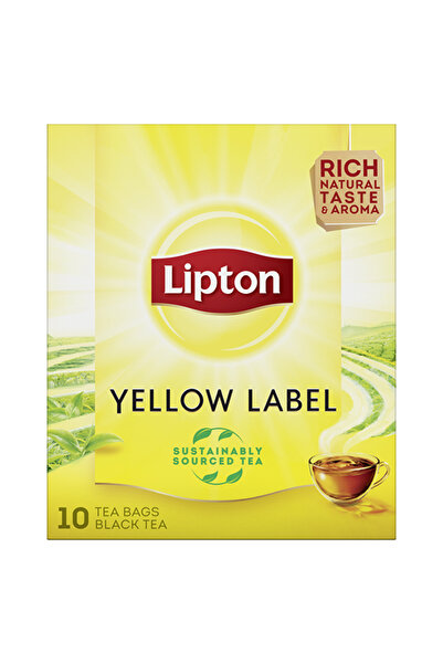 Lipton ΜΑΥΡΟ ΤΣΑΙ ΦΑΚΕΛΑΚΙ (10x1,5gr) - (YELLOW LABEL)