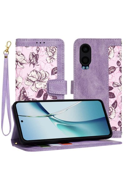 Techsuit Case for OnePlus Nord CE4 Lite, FlipCraft, purple - purple