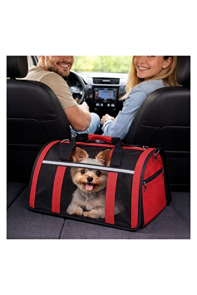 OEM Geanta Roșie de Transport Animale de Companie 48 × 28 × 26 cm