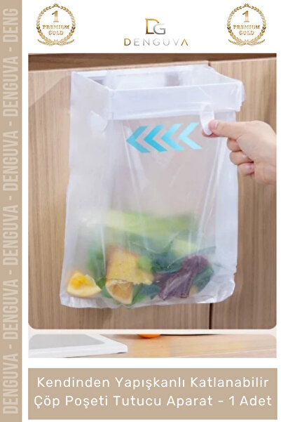 Denguva # Garbage Apparatus Foldable Kitchen Cabinet Adhesive Practical Hygie...