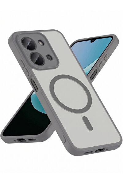 Rivor Oppo A6 Pro Uyumlu Kılıf Kamera Yükseltili Magsafe Şarj Özellikli Mat Y...
