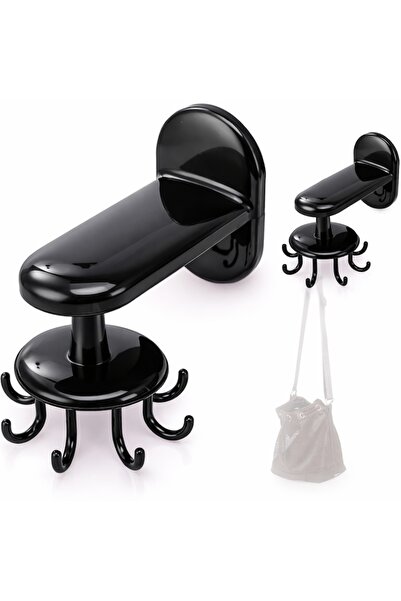 Velaris Rotating Kitchen Utensil Holder, 360° Adjustable, Black, 14.5 cm x 6....