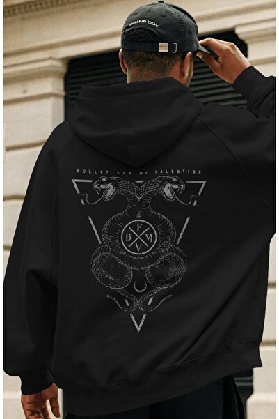 SEVBANO Bullet for My Valentine Rock Metal Music Band Back Printed Unisex Ove...