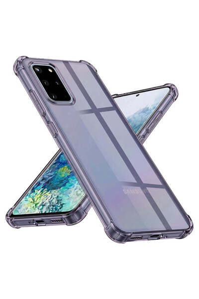 Techsuit Husă pentru Samsung Galaxy S20 Plus, din silicon transparent, rezist...