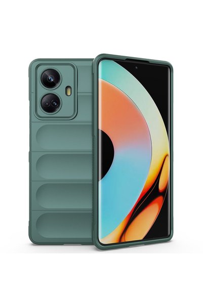 New Face Aconcept Realme 10 Pro 5g Case Optimum Silicone - (90830) Dark Green