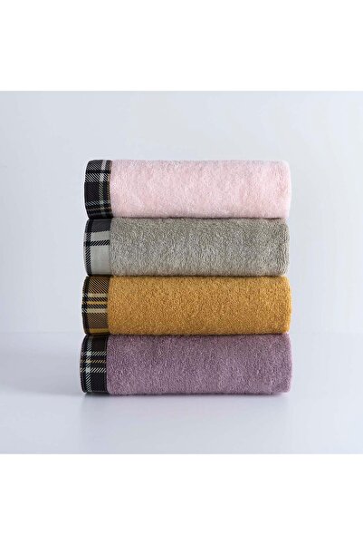 ALTINBAŞAK TEKSTİL Texra Printed Fabric 100% Βαμβάκι Σετ 4 Πετσέτες Κουζίνας ...
