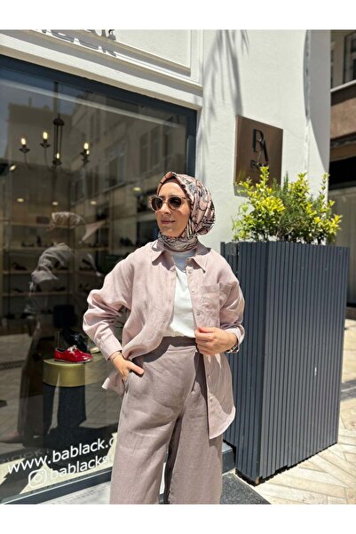 QOOQ STORE 26SS228 Lidya Kadın Gömlek Bej