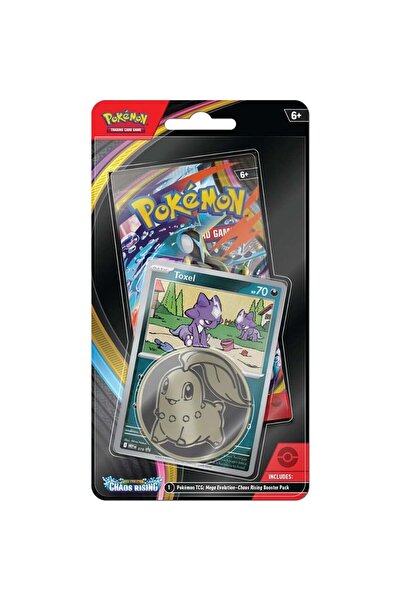 Pokemon Set carti de joc, TCG, Mega Evolution, Chaos Rising, Checklane Blister