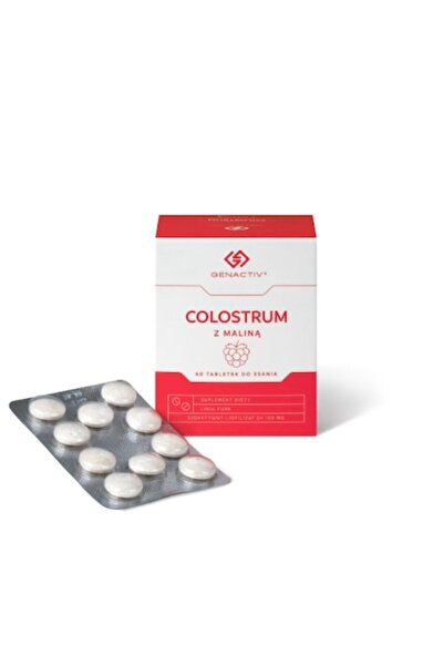 GENACTIV Colostrigen Tabs 100mg, GENACTIV, aromă de zmeură, 60 capsule