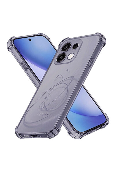 CLICK Husă pentru Oppo Reno16 Pro, din silicon transparent, rezistentă la șoc...