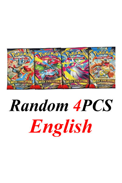 Choice3 Bandai English 4 packs English Pokemon 40-360PCS Card MEGA EVOLUTION ...