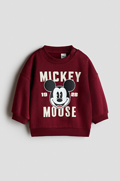 H&M Baskılı Sweatshirt