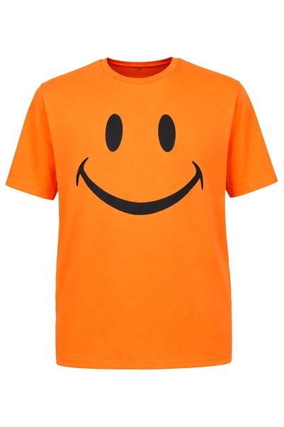 tambattal Large Size Printed Single Jersey Crew Neck T-Shirt