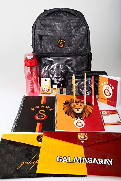 Galatasaray مجموعة أدوات مكتبية كاملة للمدرسة الثانوية مرخصة من x Dekomus، حق...