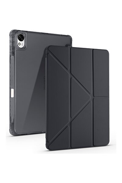 SilverCars Huawei Matepad 11.5 (2025) ile Uyumlu Tri-Folding Kılıf - Entegre ...