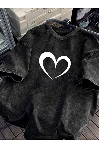 Pink Sky Unisex Oversize Vintage Washed Street Style Μόδα του δρόμου Βαμβακερ...