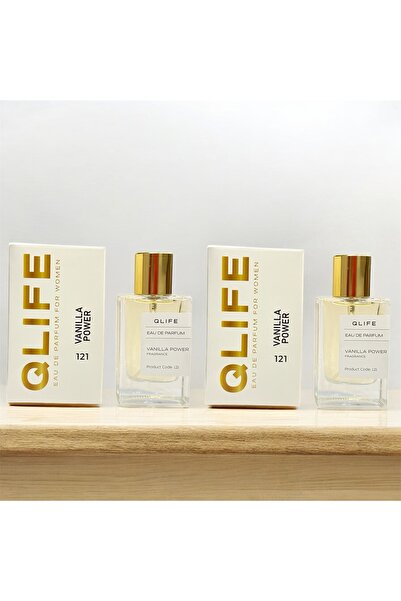 Qlife No:121 Vanılla Power Özel Seri 2 Adet EDP 50 Ml Unisex Parfüm Vanilya A...