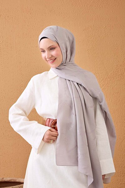 Silk Home Naia Cotton Shawl Rope Silver