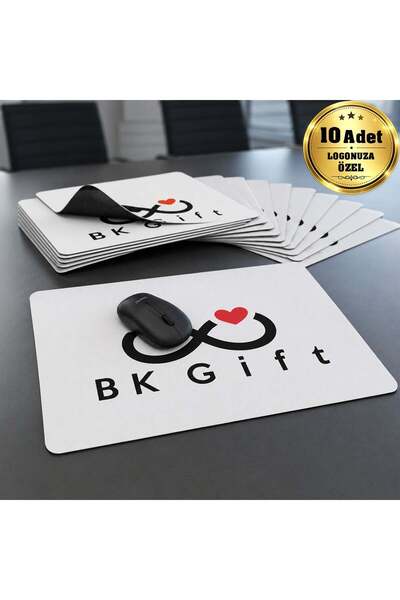 Bk Gift 10 Pieces of 28X40 cm Non-Slip Base Desk Mat Mouse Pad with Your Logo...
