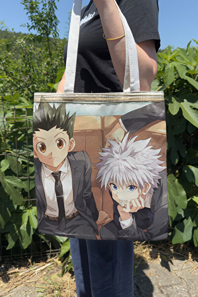 ZipZap Hunter X Hunter V1 Summer Winter Double-Sided Canvas Printing Tote Bag...