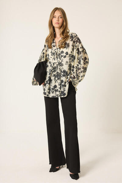 Touché Privé Flower-Patterned Modal Shirt