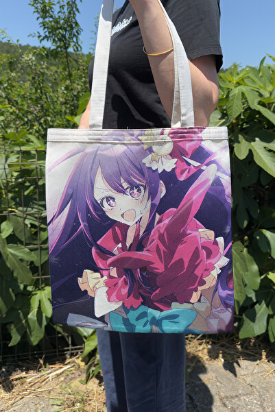 ZipZap Oshi No Ko V4 Summer Winter Double-Sided Canvas Print Tote Bag Anime Bag